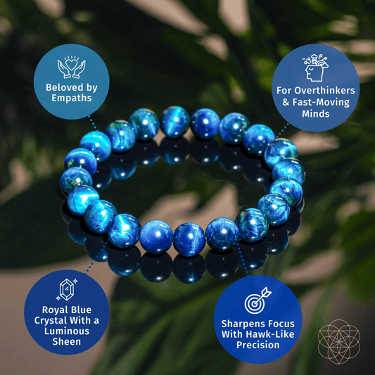 Royal Blue Tiger’s Eye Bracelet