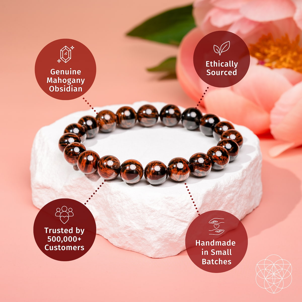 The Self-Sabotage Breaker - Mahogany Obsidian Bracelet