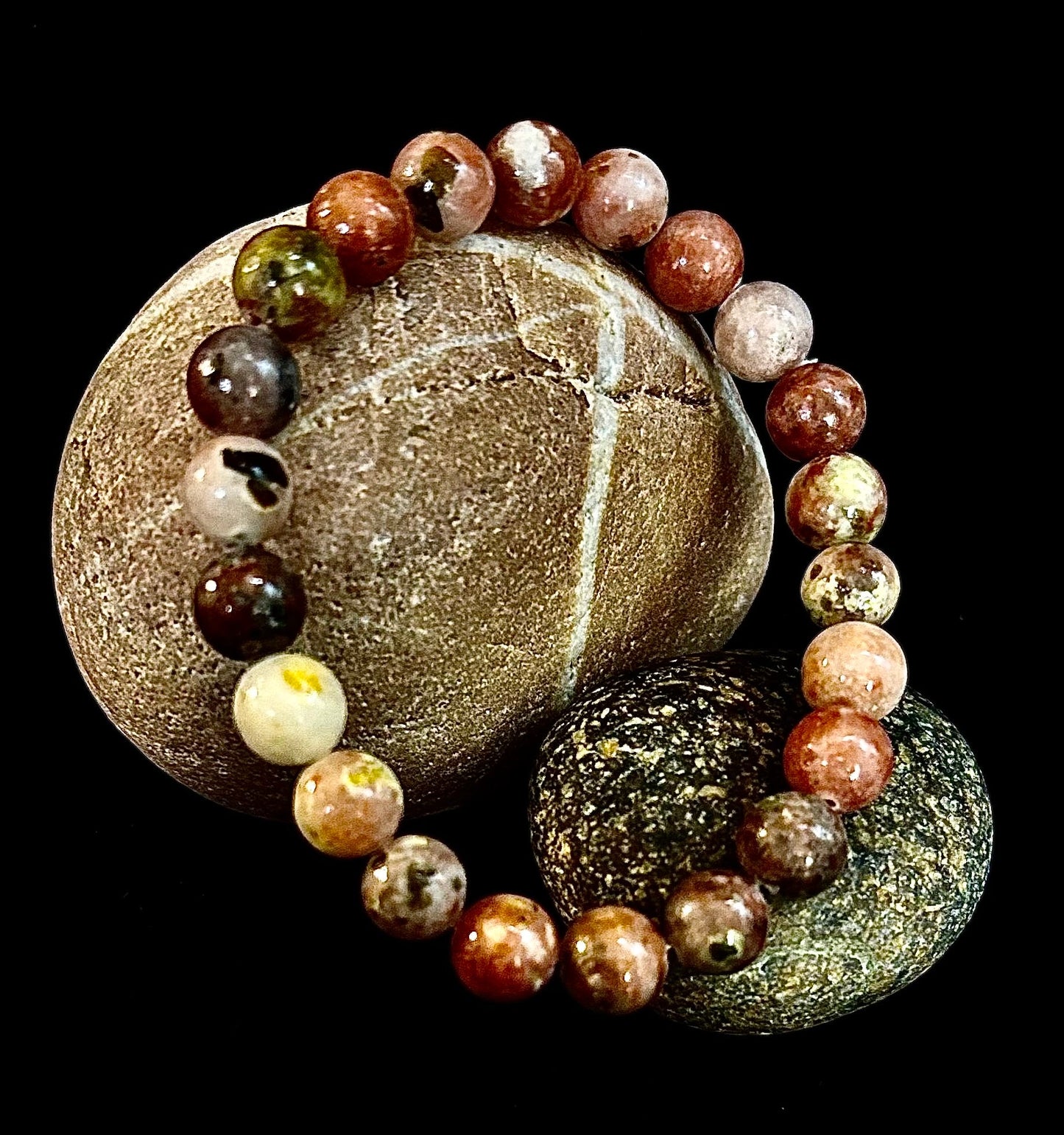 Pink Lepidolite Stress-Relief Bracelet – Heart & Crown Chakra Support