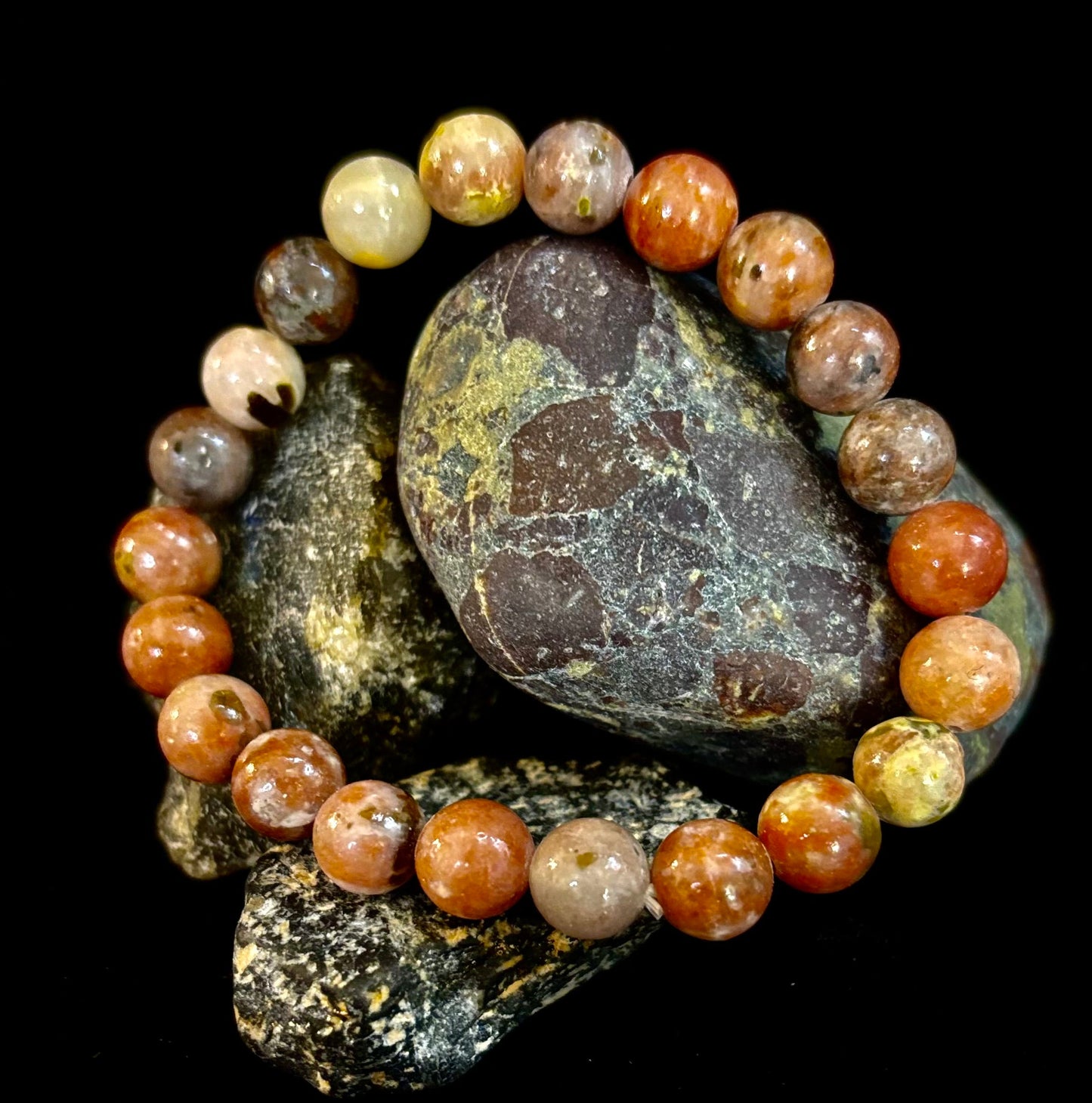 Pink Lepidolite Stress-Relief Bracelet – Heart & Crown Chakra Support