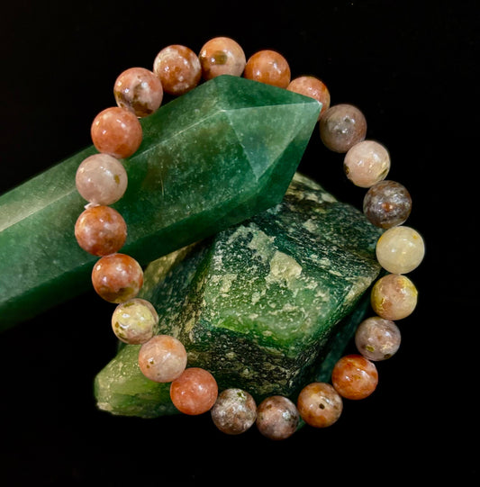 Pink Lepidolite Stress-Relief Bracelet – Heart & Crown Chakra Support