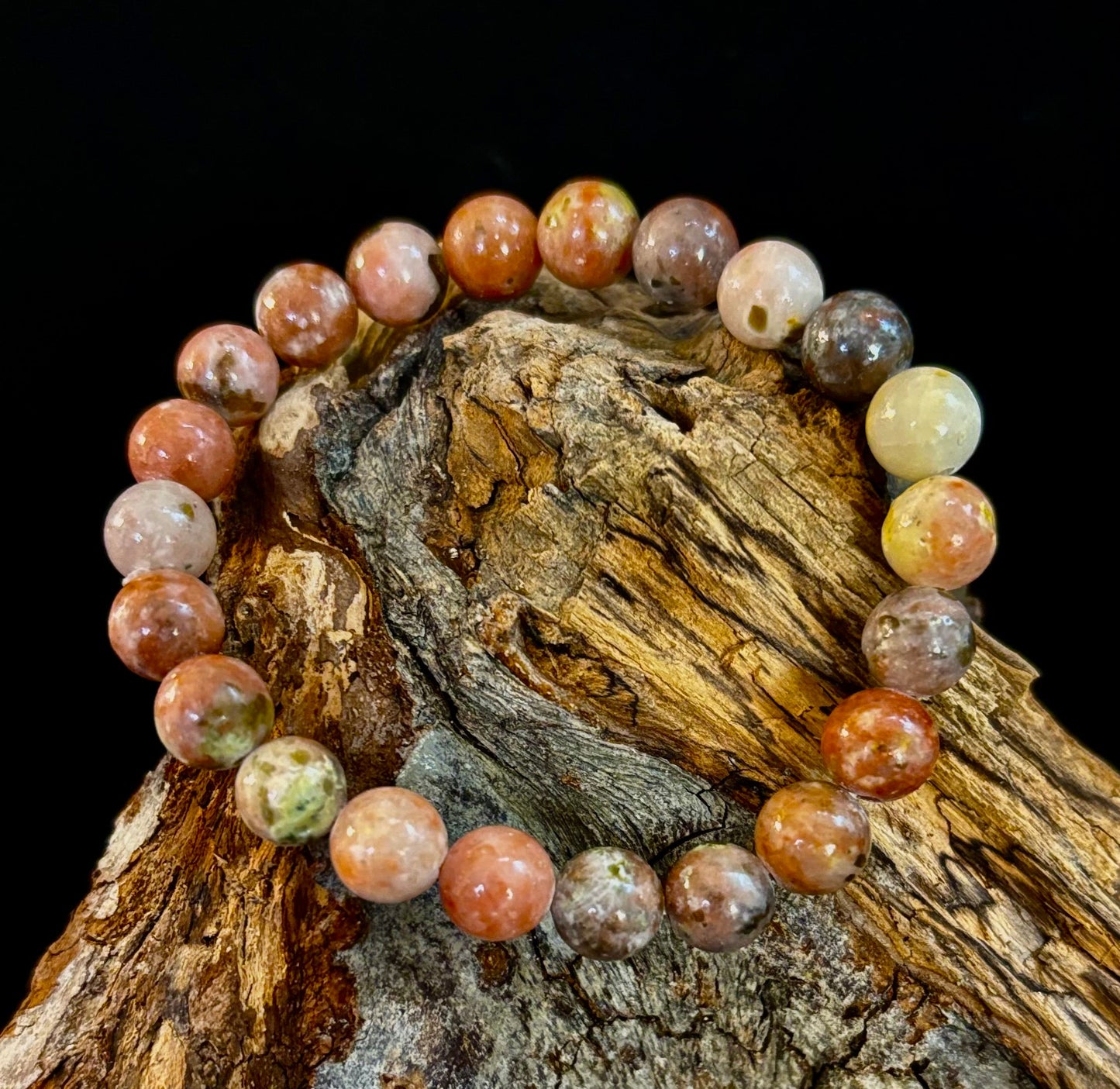 Pink Lepidolite Stress-Relief Bracelet – Heart & Crown Chakra Support