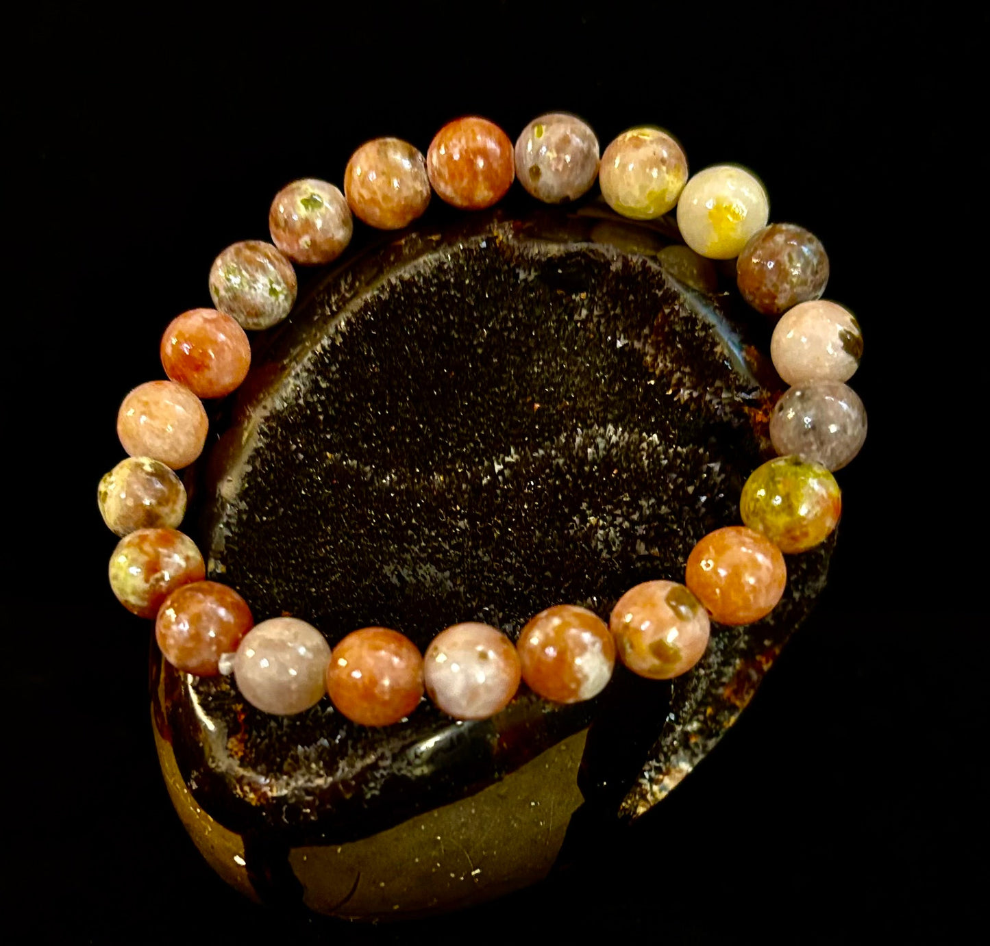 Pink Lepidolite Stress-Relief Bracelet – Heart & Crown Chakra Support