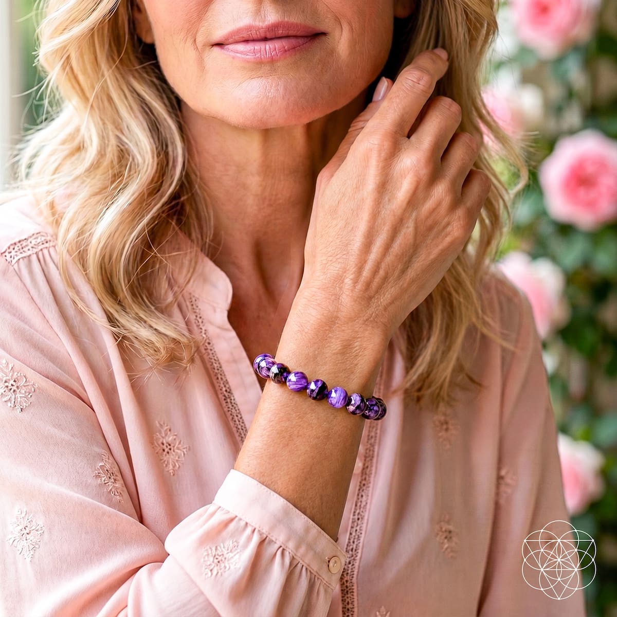 Unshakeable Intuition - Rare Siberian Charoite Bracelet