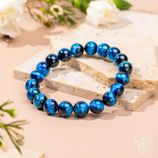 Royal Blue Tiger’s Eye Bracelet