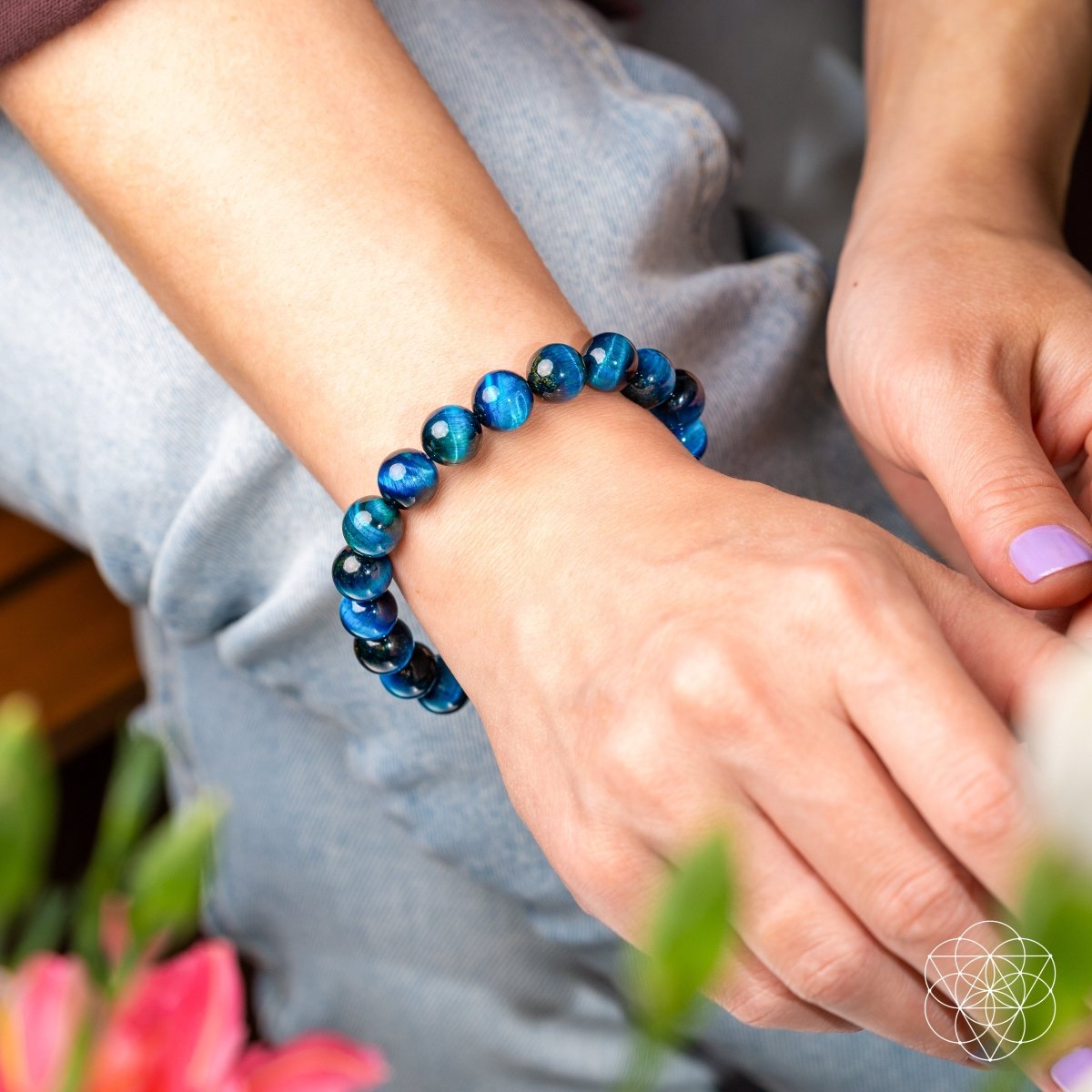 Royal Blue Tiger’s Eye Bracelet